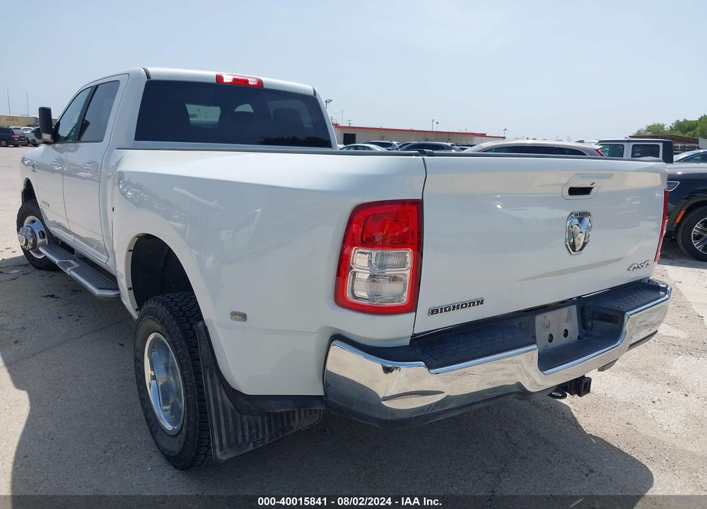 2022 RAM 3500 BIG HORN  4X4 8' BOX VIN: 3C63RRHL5NG302710