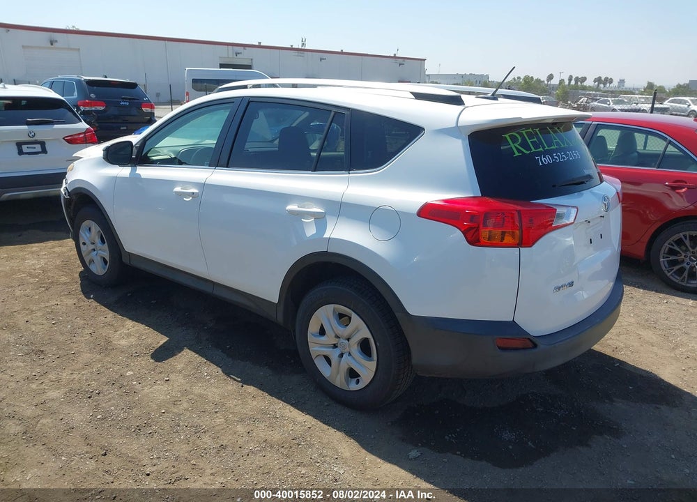 2015 TOYOTA RAV4 LE VIN: JTMZFREV3FJ025427