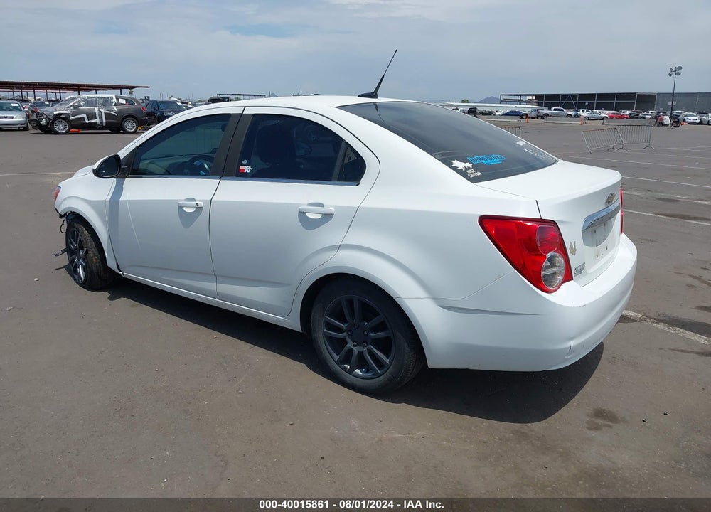 2013 CHEVROLET SONIC LT AUTO VIN: 1G1JC5SH8D4126996