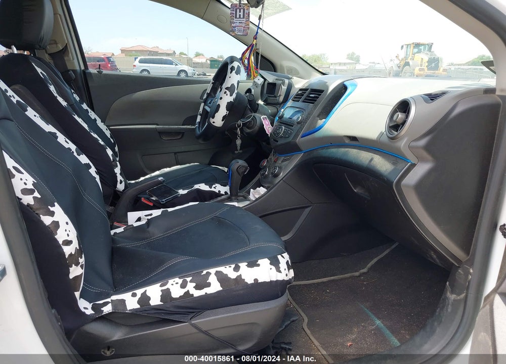 2013 CHEVROLET SONIC LT AUTO VIN: 1G1JC5SH8D4126996