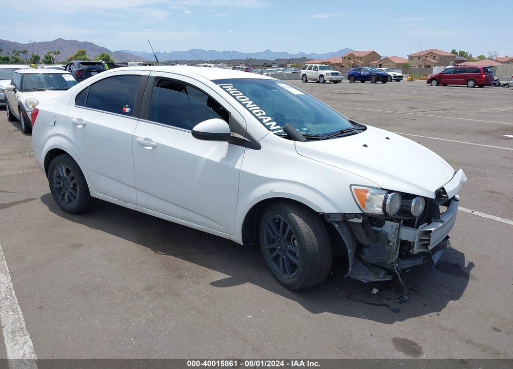 2013 CHEVROLET SONIC LT AUTO VIN: 1G1JC5SH8D4126996