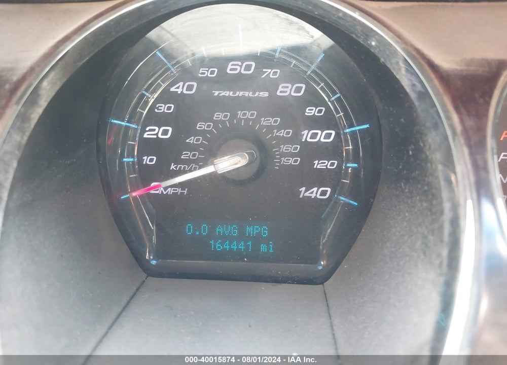 2010 FORD TAURUS SEL VIN: 1FAHP2EW1AG160300