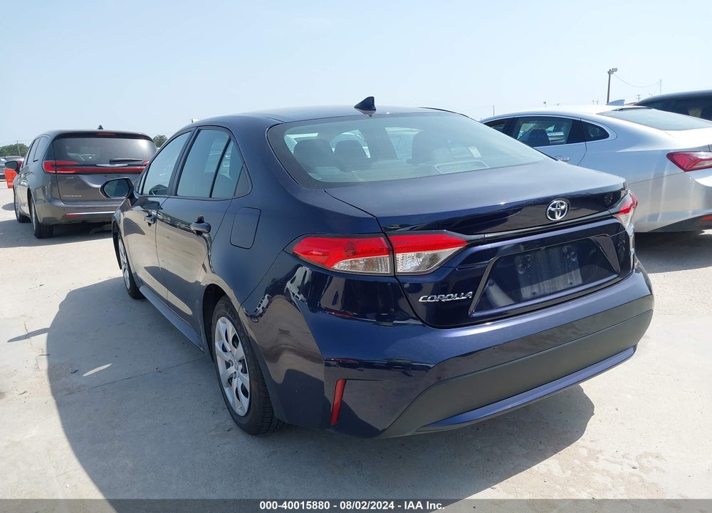 2022 TOYOTA COROLLA LE VIN: 5YFEPMAE3NP296891
