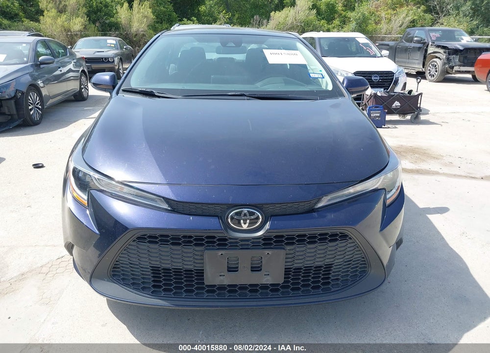 2022 TOYOTA COROLLA LE VIN: 5YFEPMAE3NP296891