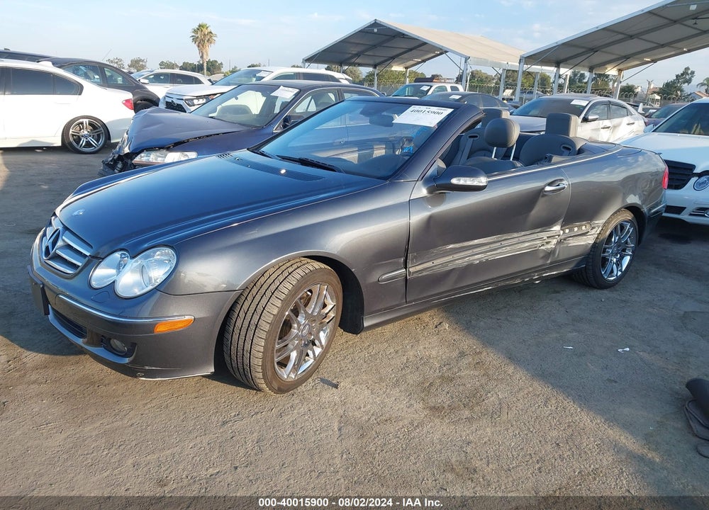 2008 MERCEDES-BENZ CLK 350 VIN: WDBTK56F28F237547