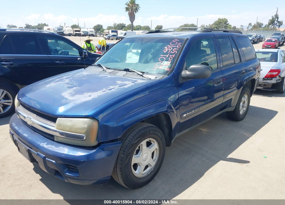 2002 CHEVROLET TRAILBLAZER LS VIN: 1GNDS13S322392579