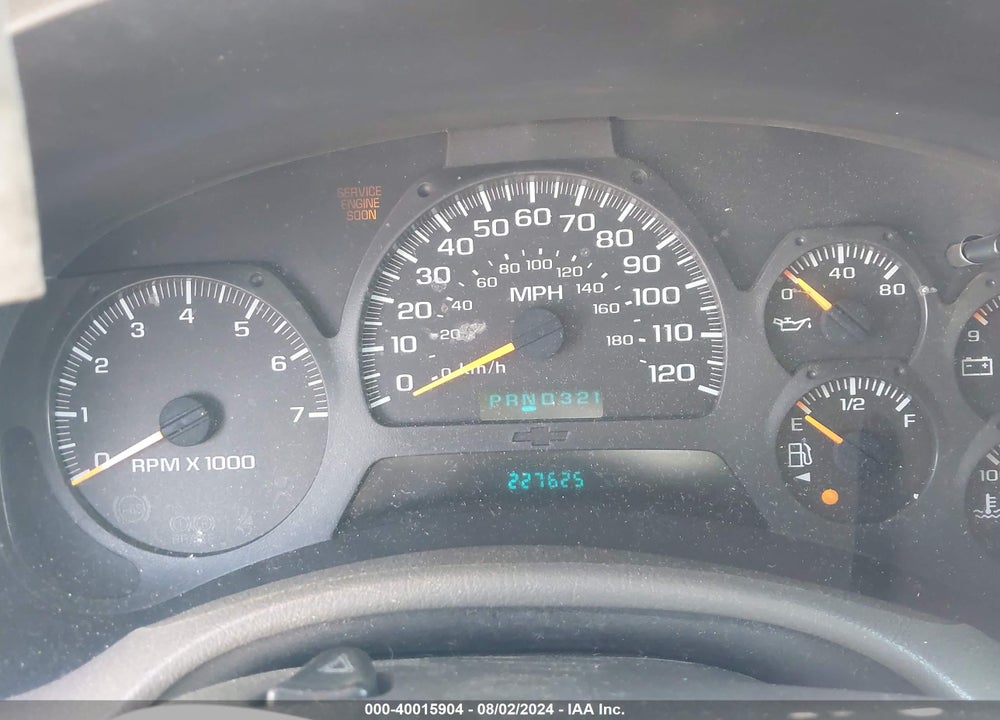 2002 CHEVROLET TRAILBLAZER LS VIN: 1GNDS13S322392579