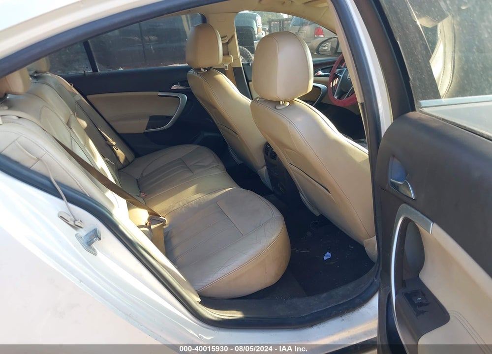 2012 BUICK REGAL VIN: 2G4GR5EK9C9184565