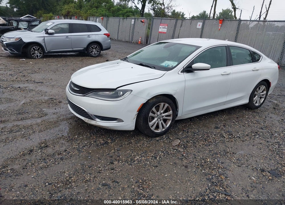 2016 CHRYSLER 200 LIMITED PLATINUM VIN: 1C3CCCAB3GN188410