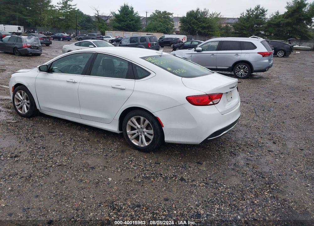 2016 CHRYSLER 200 LIMITED PLATINUM VIN: 1C3CCCAB3GN188410