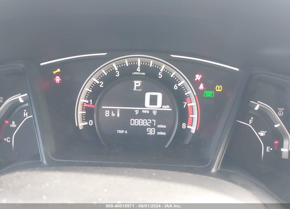 2017 HONDA CIVIC LX VIN: 19XFC2F56HE010812