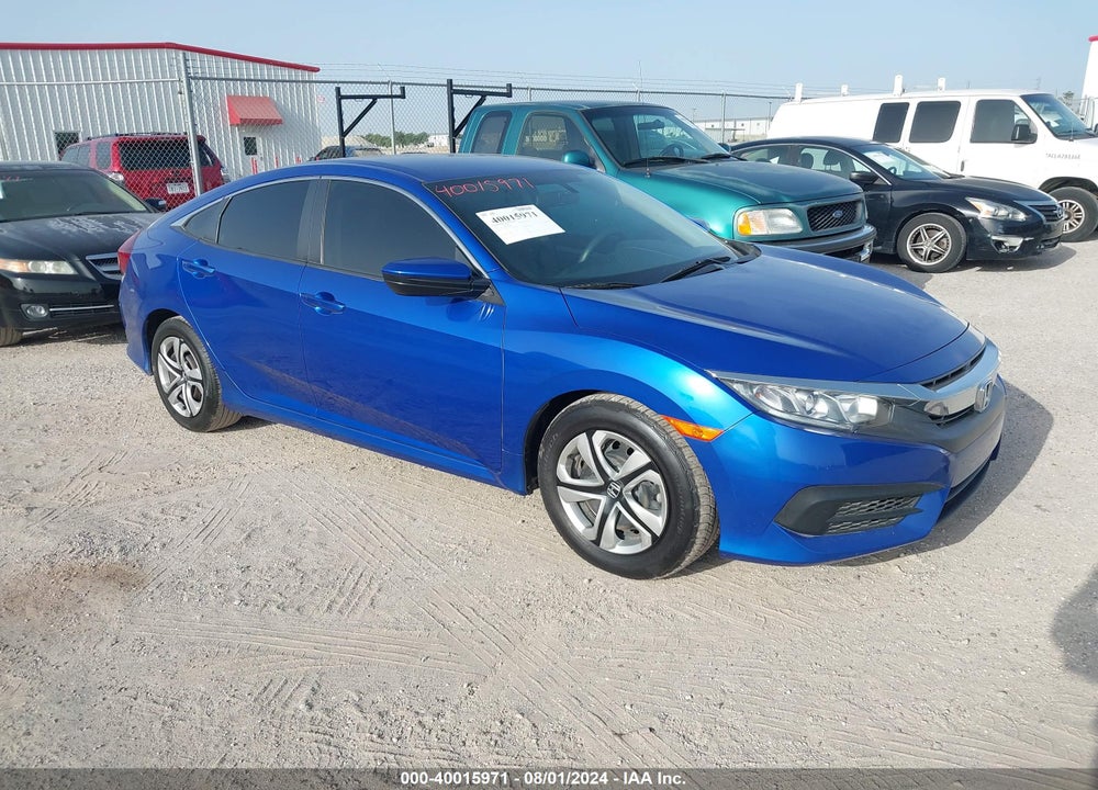 2017 HONDA CIVIC LX VIN: 19XFC2F56HE010812