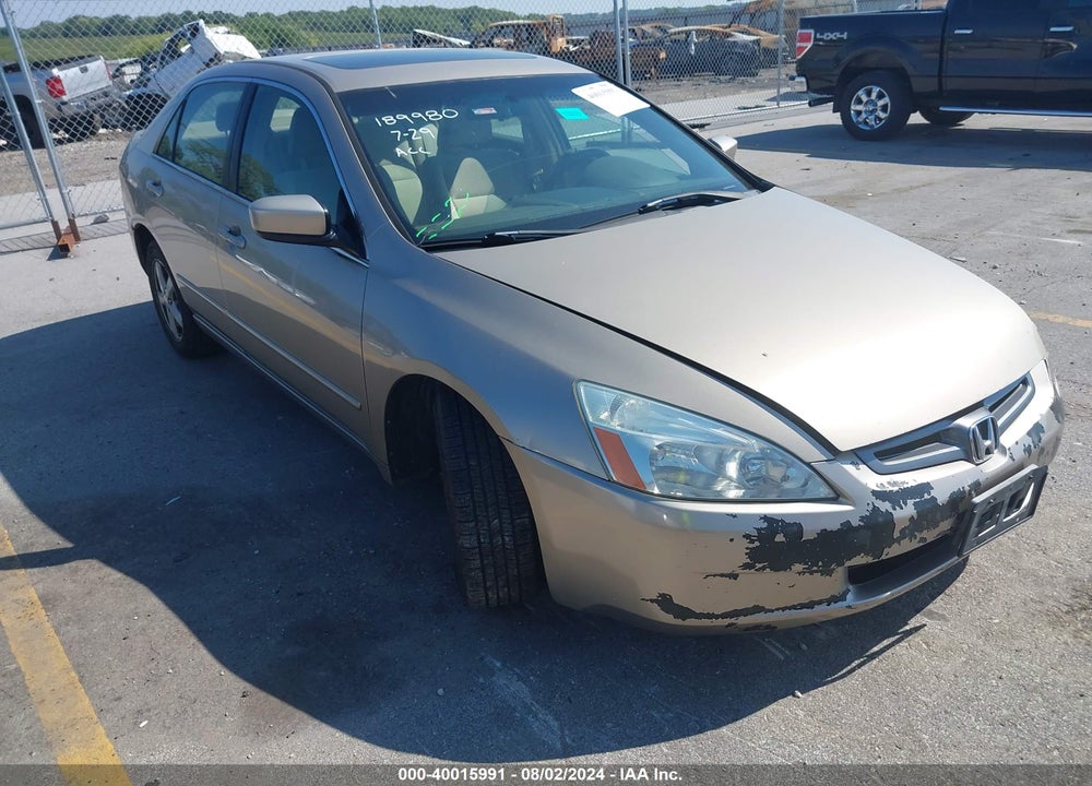 2003 HONDA ACCORD 2.4 EX VIN: 1HGCM56693A074592