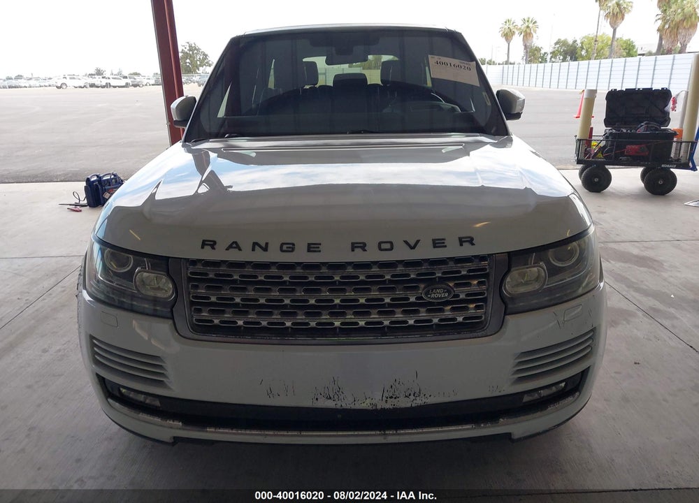 2016 LAND ROVER RANGE ROVER 3.0L V6 TURBOCHARGED DIESEL HSE TD6 VIN: SALGS2KF3GA244325