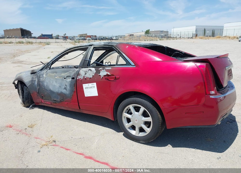 2008 CADILLAC CTS STANDARD VIN: 1G6DF577880214118