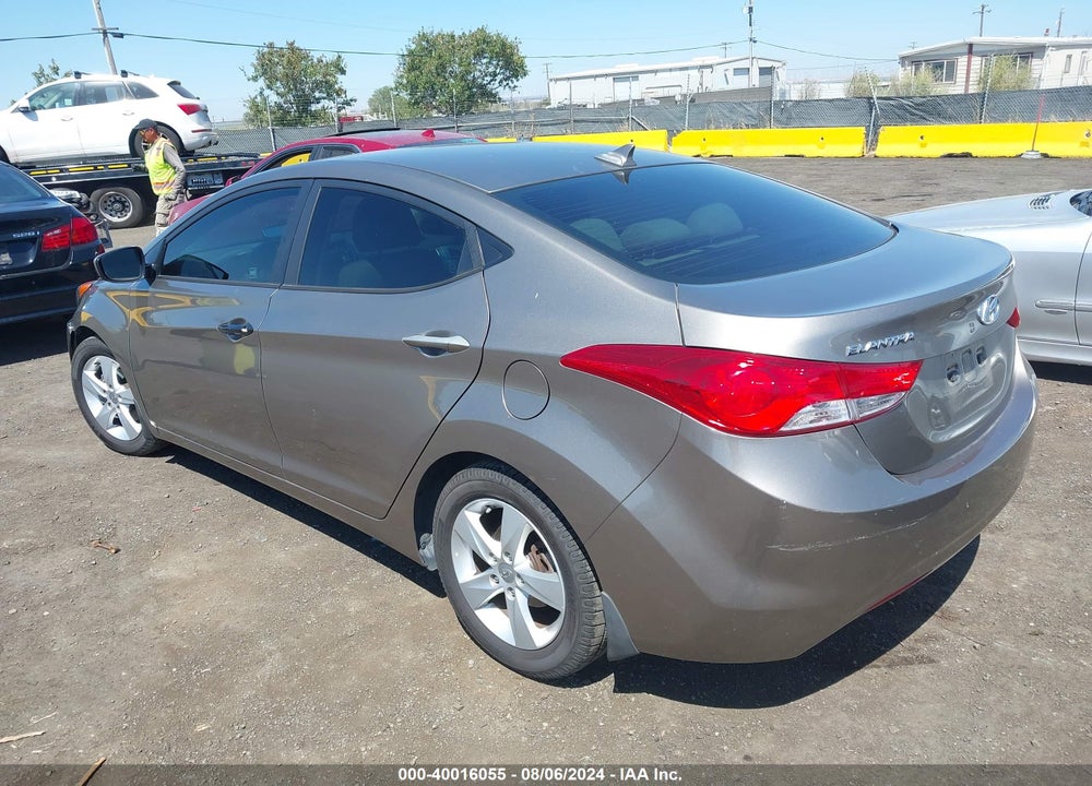 2013 HYUNDAI ELANTRA GLS VIN: 5NPDH4AE9DH255654