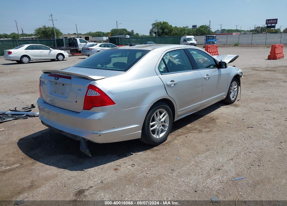 2011 FORD FUSION SE VIN: 3FAHP0HA2BR178240