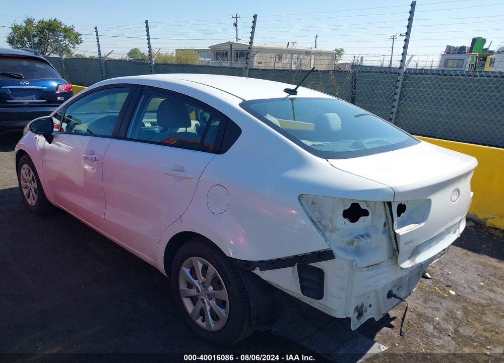 2016 KIA RIO LX VIN: KNADM4A3XG6598530