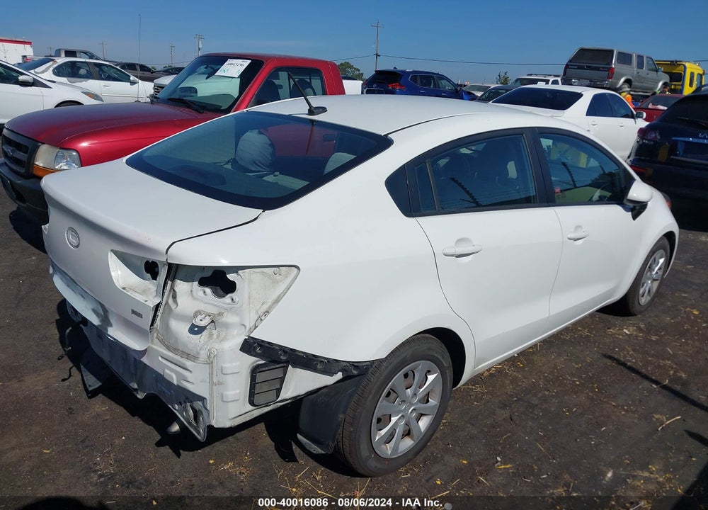 2016 KIA RIO LX VIN: KNADM4A3XG6598530
