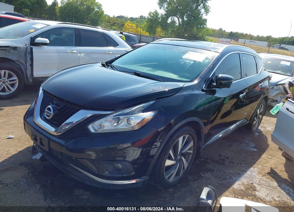 2018 NISSAN MURANO PLATINUM VIN: 5N1AZ2MG0JN109328