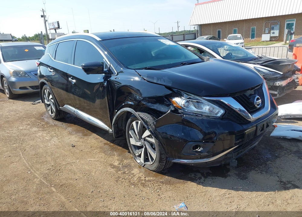2018 NISSAN MURANO PLATINUM VIN: 5N1AZ2MG0JN109328