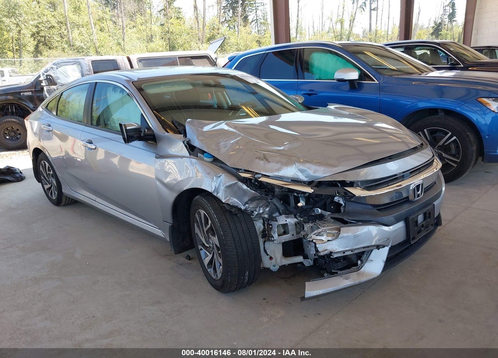 2018 HONDA CIVIC EX VIN: 2HGFC2F71JH550596