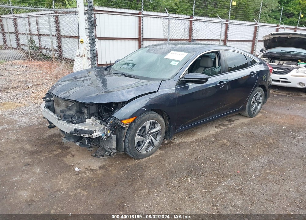 2019 HONDA CIVIC LX VIN: 2HGFC2F69KH504975
