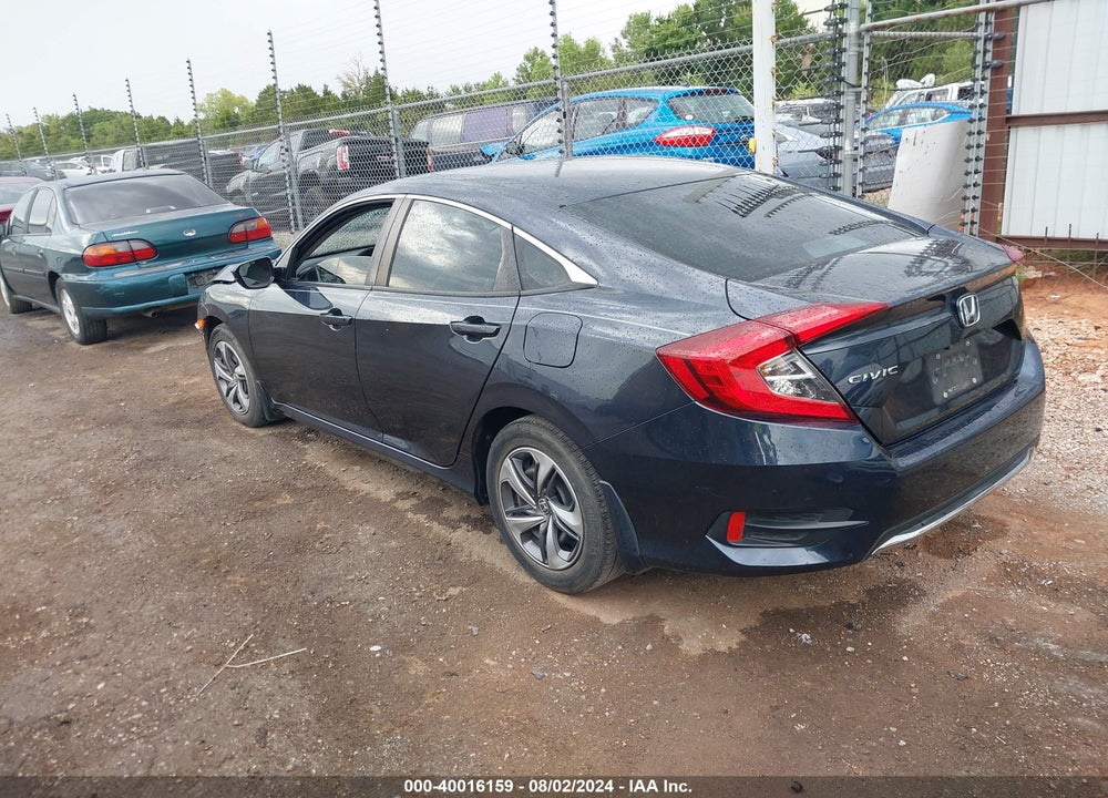2019 HONDA CIVIC LX VIN: 2HGFC2F69KH504975