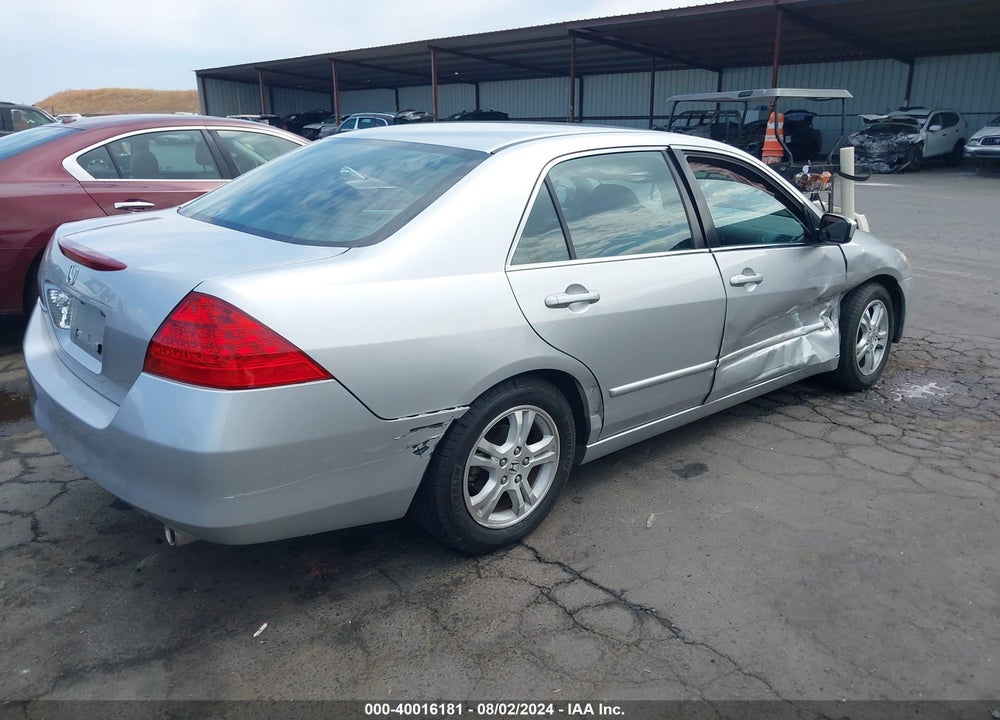 2007 HONDA ACCORD 2.4 EX VIN: 1HGCM56707A028910