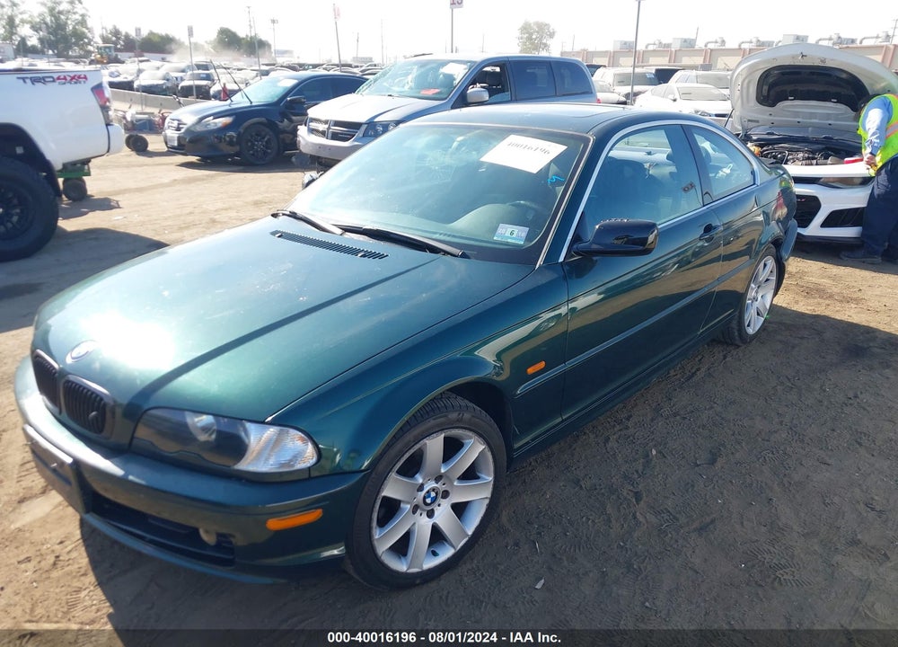 2001 BMW 325CI VIN: WBABN33491JW55342