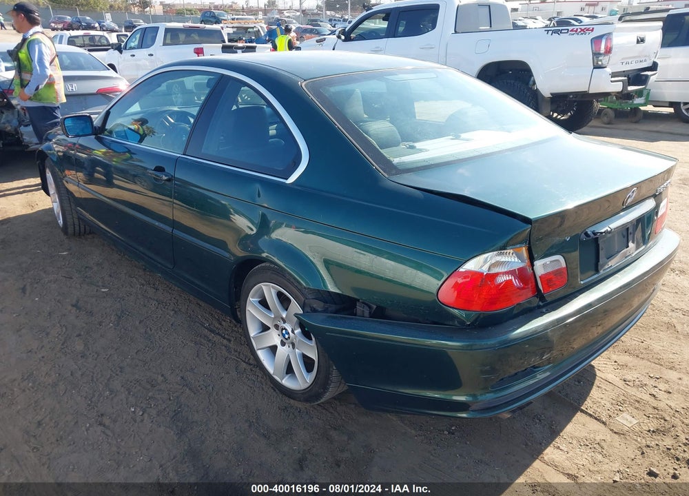 2001 BMW 325CI VIN: WBABN33491JW55342
