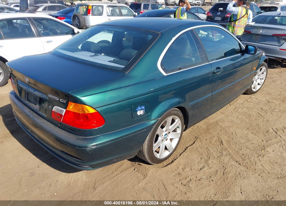 2001 BMW 325CI VIN: WBABN33491JW55342
