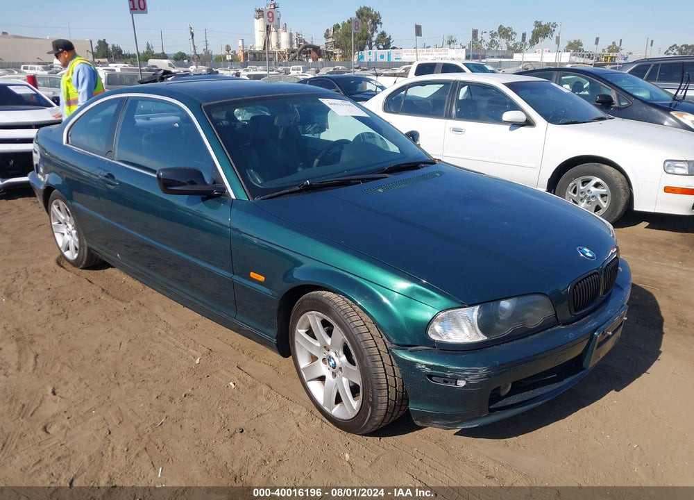 2001 BMW 325CI VIN: WBABN33491JW55342