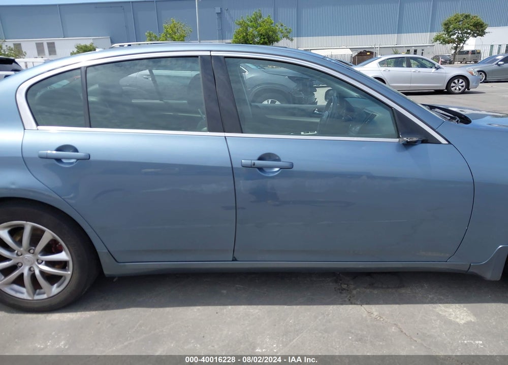 2008 INFINITI G35 JOURNEY VIN: JNKBV61E68M219071