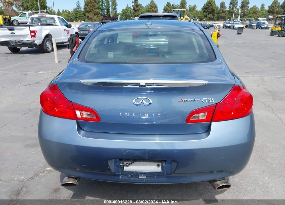 2008 INFINITI G35 JOURNEY VIN: JNKBV61E68M219071