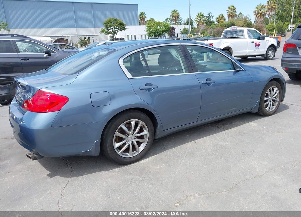 2008 INFINITI G35 JOURNEY VIN: JNKBV61E68M219071