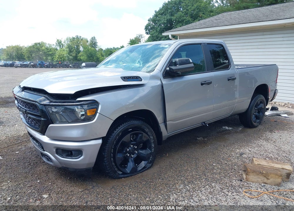 2024 RAM 1500 TRADESMAN QUAD CAB 4X4 6'4 BOX VIN: 1C6RRFCGXRN133624