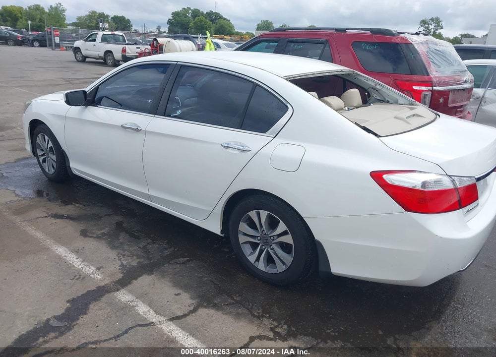 2013 HONDA ACCORD LX VIN: 1HGCR2F39DA191113