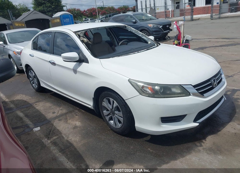 2013 HONDA ACCORD LX VIN: 1HGCR2F39DA191113