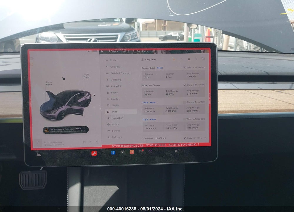 2023 TESLA MODEL 3 REAR-WHEEL DRIVE VIN: 5YJ3E1EAXPF423072