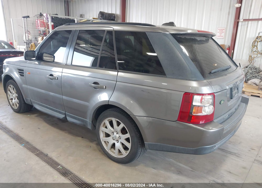 2008 LAND ROVER RANGE ROVER SPORT HSE VIN: SALSK25478A128969