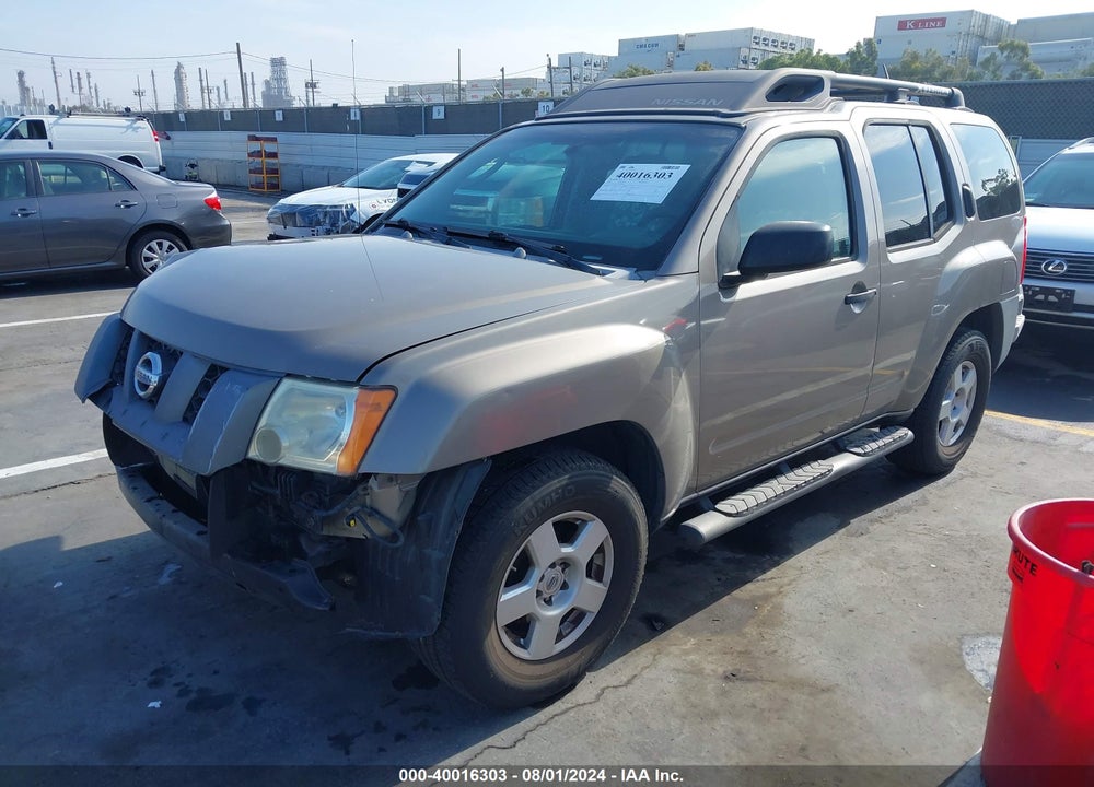 2007 NISSAN XTERRA S VIN: 5N1AN08UX7C504993