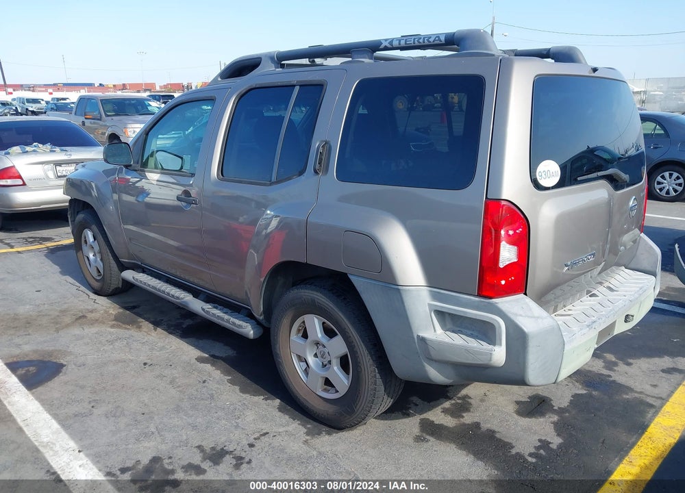 2007 NISSAN XTERRA S VIN: 5N1AN08UX7C504993