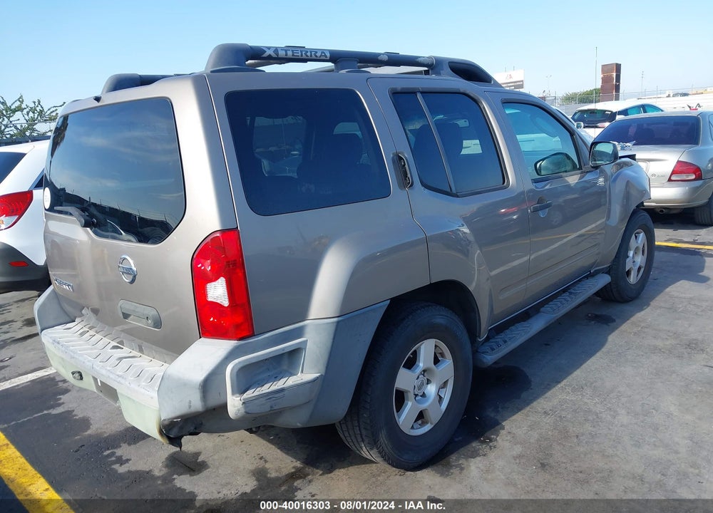 2007 NISSAN XTERRA S VIN: 5N1AN08UX7C504993