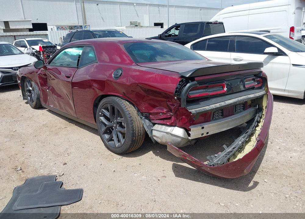 2022 DODGE CHALLENGER GT VIN: 2C3CDZJG5NH260922