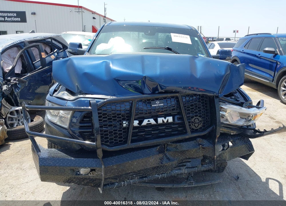 2023 RAM 1500 BIG HORN QUAD CAB 4X2 6'4 BOX VIN: 1C6RREBT2PN553156