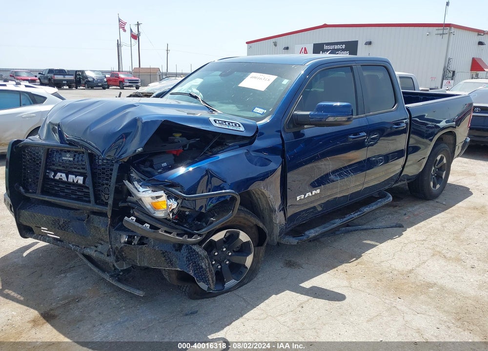 2023 RAM 1500 BIG HORN QUAD CAB 4X2 6'4 BOX VIN: 1C6RREBT2PN553156