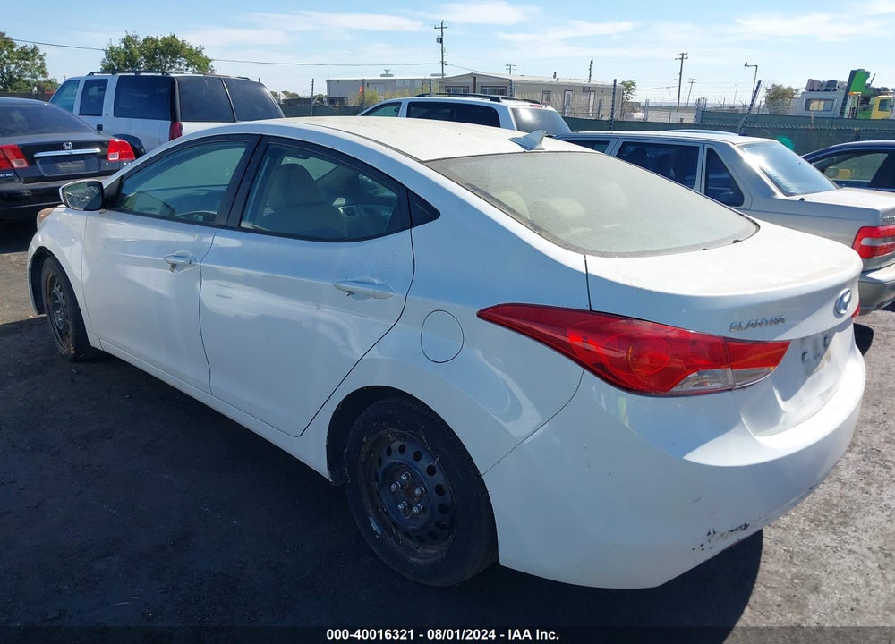 2011 HYUNDAI ELANTRA GLS VIN: 5NPDH4AE0BH060054