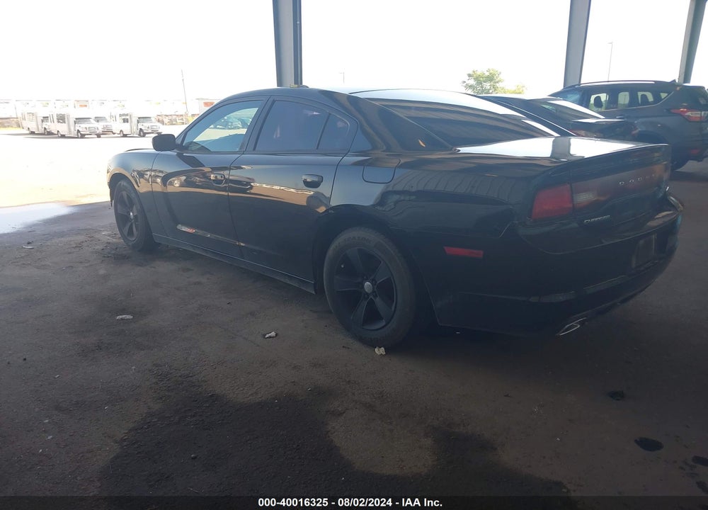 2013 DODGE CHARGER SE VIN: 2C3CDXBGXDH701364