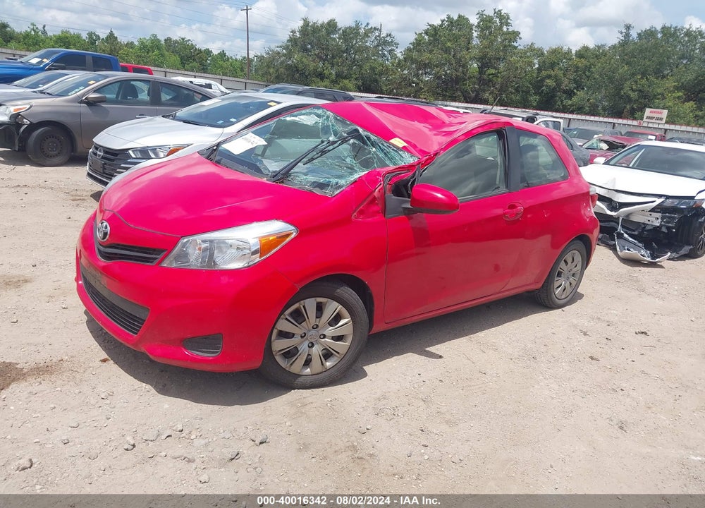 2014 TOYOTA YARIS L (TMC/CBU PLANT) VIN: JTDJTUD33ED592503